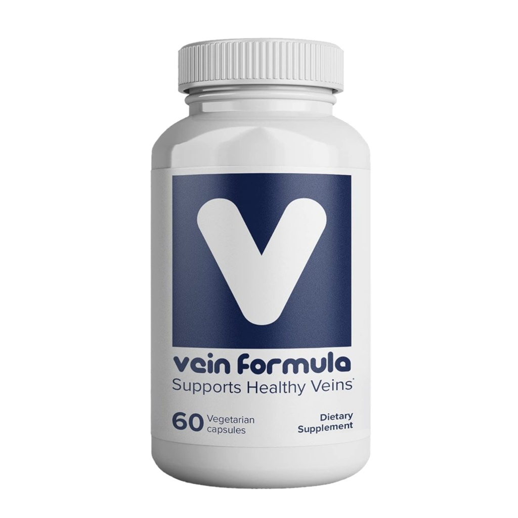 VITASUPPORTMD Vein formula, asins cirkulācija un kāju vēnas papildinājums, 60 kapsulas, diosmins Hesperidīns 667 mg no MFF, mikronizēti bioflavonoīdi
