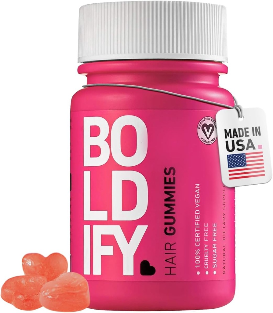 Drosmīgi matu augšanas Gumijas - bez cukura Biotin Gumies - Ātri darbojas Vegan Vitamīni ādai, nagus, un mati - 5000mcg Biotin / Serving, 30 dienu piegādes - dabas zemeņu Flavor