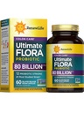 Renow Life Probiotic Colon Care Probiotic Capsules, Dienas Piedāvājums Colon Support, L. Rhamnosus GG, Piens, Soy un bez lipekļa, 80 miljardi KVV, 60 Skaits