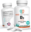 1500 SV D3 vitamīns 100 D3 vitamīna tabletes sirds veselībai, imūnsupport, & Muskuļu funkcijas atbalsts - Augsta D vitamīna deva sievietēm un vīriešiem - 35,7 μg D3 vitamīna tabletes