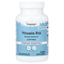 Vitacost vitamīns B-12 Metilkobalamīns - 5000 μg - 100 kapsulas