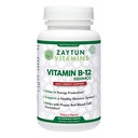 Zaytun Halal vitamīns B12 1000mcg, veicina enerģijas ražošanu, vielmaiņu un veselīgu nervu sistēmu - Veģetārieši un vegans Formula - bez piena - 4 mēneši piegādes - Ražots ASV