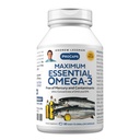 ANDREW LESSMAN Maksimālais essential Omega 3 Neuzliesmojoši, 60 Softgels - Omega 3 ultra-Pure zivju eļļa 1200 mg-High DHA, bez dzīvsudraba piedevas - maza, viegli norīt zivju eļļas kapsulas
