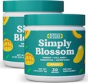 Vienkārši Blosom Nutrition Daily Greens & Superfood Pulveris + kolagēns + Probiotikas sieviešu gremošanas Veselība & Bloating Relief. Palīdzēt jūsu veselībai Bloom - 2 mēnešu piegādes - Mango