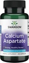 Swanson kalcija aspartāts - augu papildinājums veicinot kaulu, sirds, un muskuļu veselība - dabas formula veicināt kopējo ķermeņa labsajūtu - (60 kapsulas-200mg katrs)