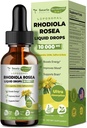 Totaria Liposomāla Rhodiola Rosea Tincture 16 in 1, w/Ashwagandha, L-Teanīns, Safrons, Ultra Streng Cortizol Papildinājums ar Rhodiola Rosea, Magnijs