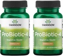 Swanson Probiotic- 4 3 Billion Cfu 60 Veg Caps (2 iepakojumi)