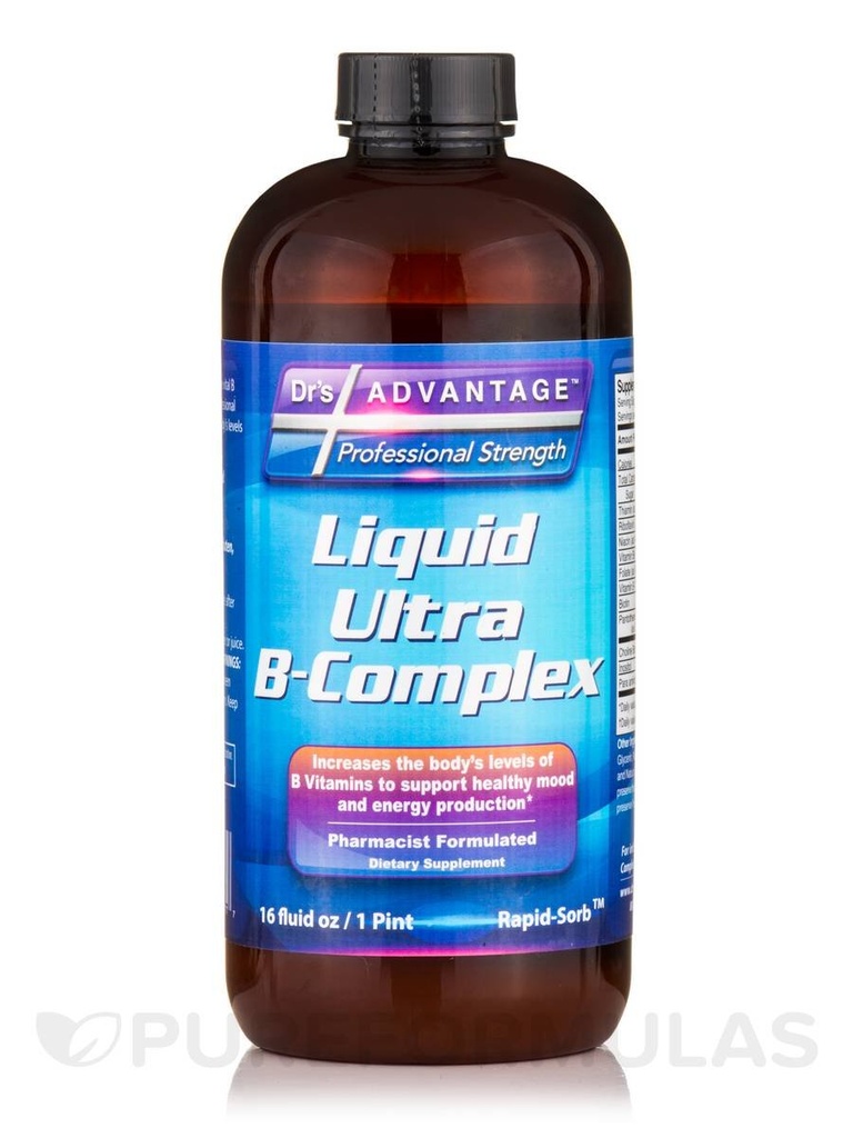 Dr. Advantage Liquid Ultra B Complex, 16 Ounce