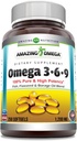 Apbrīnojami Omega 3.6.9 Papildinājums - 1200 Mg Per Servē - 250 Softgels - Neuzliesmojošs - Non-GMO --Lutten-Free -Ražots ASV
