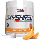 EHP Labs OxyShred Pre Workout Pulveris un sasmalcināšanas Papildinājums - Pirms treniņa Pulveris ar L Glutamine & Acetyl L karnitīns, Enerģijas Boost Drink - Wild Melon, 60 Kalpo