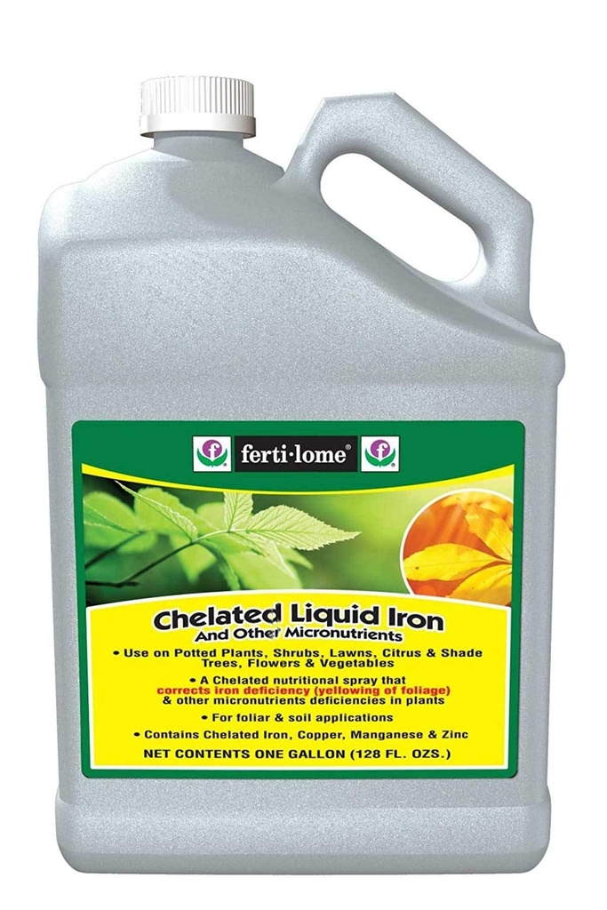 Fertilome Helated Liquid Iron, 1 Gallon