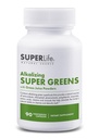 100% Organic Alkalizing Super Greens - Superfood w/Alfalfa, Mieži un kvieši Zāle, Matcha & Chlorella - Dabīgs avots Phytoeleurlements & Chlorophyll ” Veicina pH ķermeņa balanss & Detoksi 90 Kapsulas