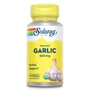 Solaray Organic Ķiploki Tabletes - 560 mg Ķiploki papildinājumi sirds veselības atbalstam - USDA Organic Ķiploki Kapsulas - Vegan - 60 dienu Naudas atmaksas garantija - 100 Servējumi, 100 VegCaps