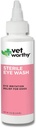 Vet Worthy Acu mazgāšana suņiem - Maigs acu tīrīšanas šķīdums suņiem, lai novērstu asaru stain un acu kairinājuma - Suņu acu tīrītājs Tear Stain, Dirt, un acu izlādes - 4oz