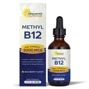aSquared Nutrition vitamīns B12 Sublingual šķidruma pilieni - 5000 MCG papildinājums ar metilkobalamīnu (metil B-12) - Max Absorbcija B 12 palielināt enerģiju - Vegan Friendly - 2 fl oz