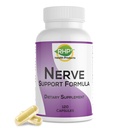 Nervu atbalsta formula uzturs atbalsts neiropātiju. Reljefs no Nerve Aches, Pain & Discomfort. B-komplekss ar folijskābi. 120 kapsulas