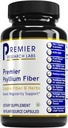 Premier Research Labs Premier Psyllium Fiber - Psyllium Husk Kapsulas, augstas fiber tabletes pieaugušajiem, sievietēm un vīriešiem, Digestive Health atbalsts dienā - 180 Veģetārās kapsulas