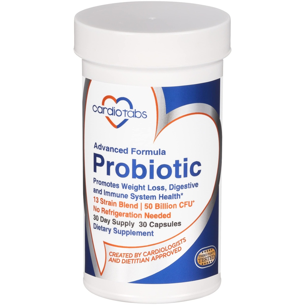 Advanced Probiotic w/ 50 miljardu KVV Per Serving, Shelf Stabilable, Men's and Women's Probiotic Papildinājums Stay Fit, 30 kapsulas