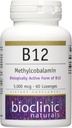 Bioklīniskās dabas B12 Metilkobalamīns Vitamīni, 60 grādos