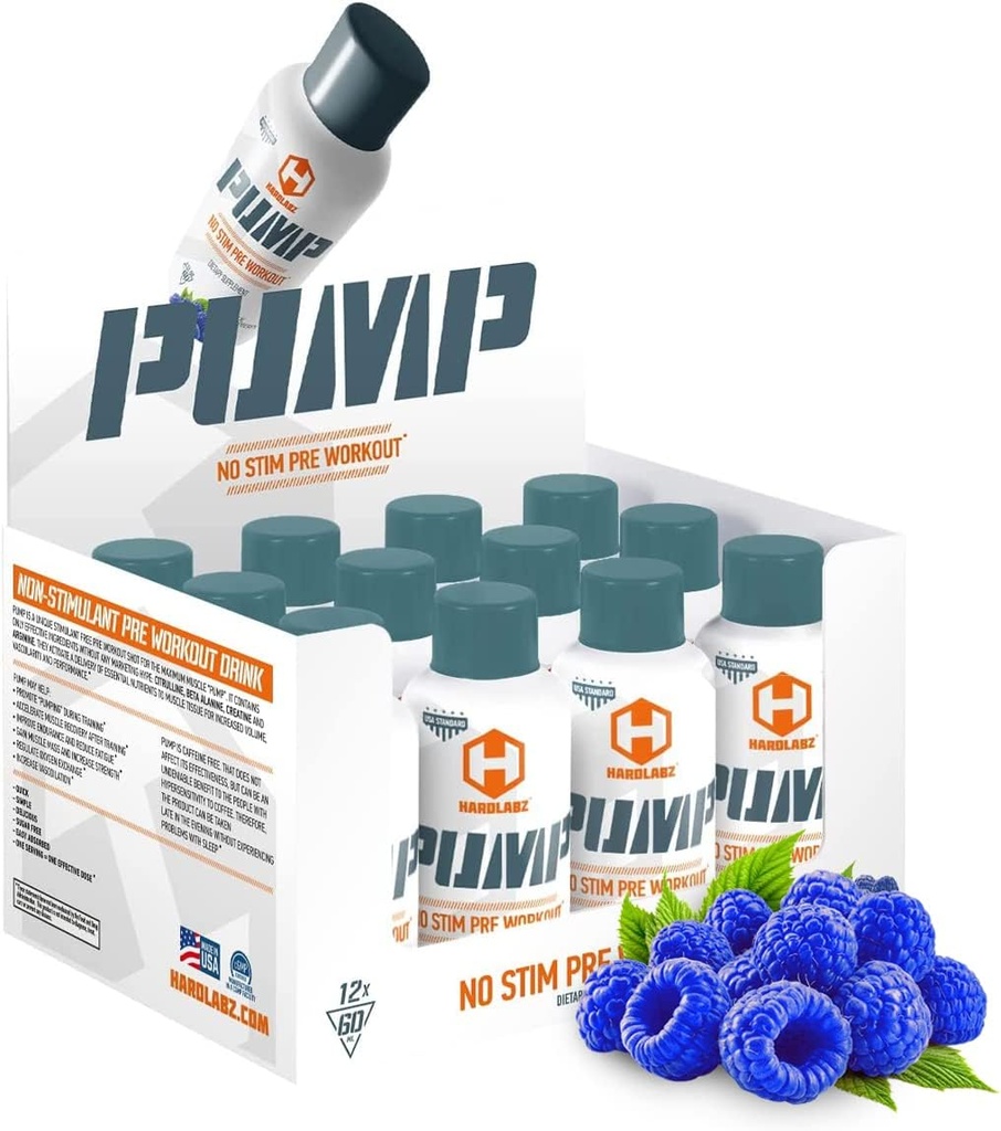 HARDLABZ PUMP – bez stimula kofeīns Bez spēcīga šķidruma