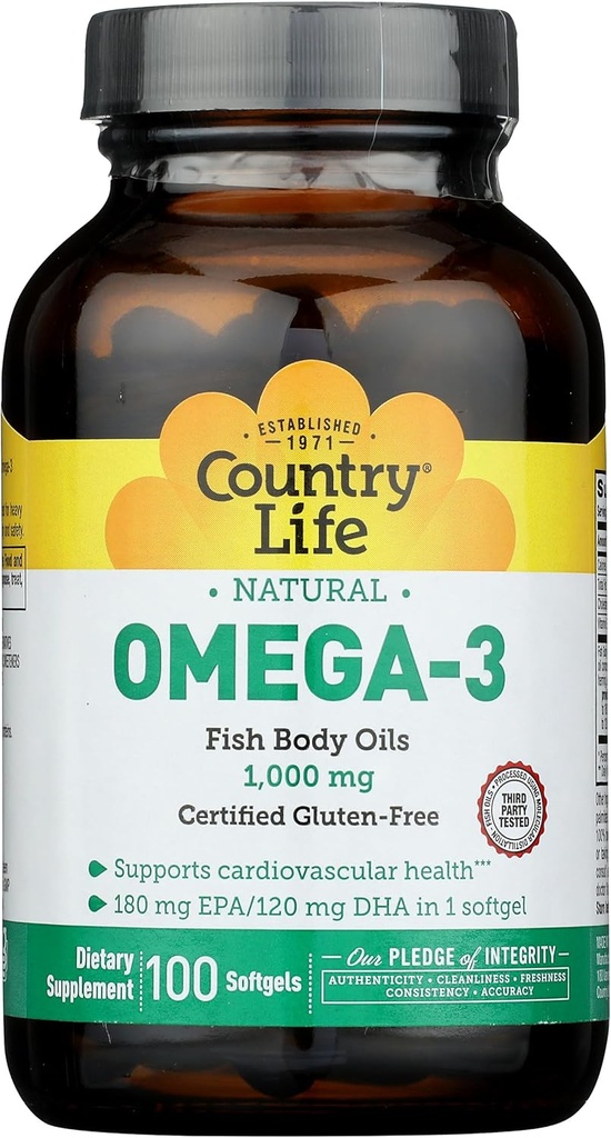 Omega 3 1000 Mg, 100 Ct