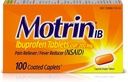 Motrin IB sāpes Reliver Drudzis Samazinātājs (NPL) Ibuprofēna tabletes, 100 Skaits