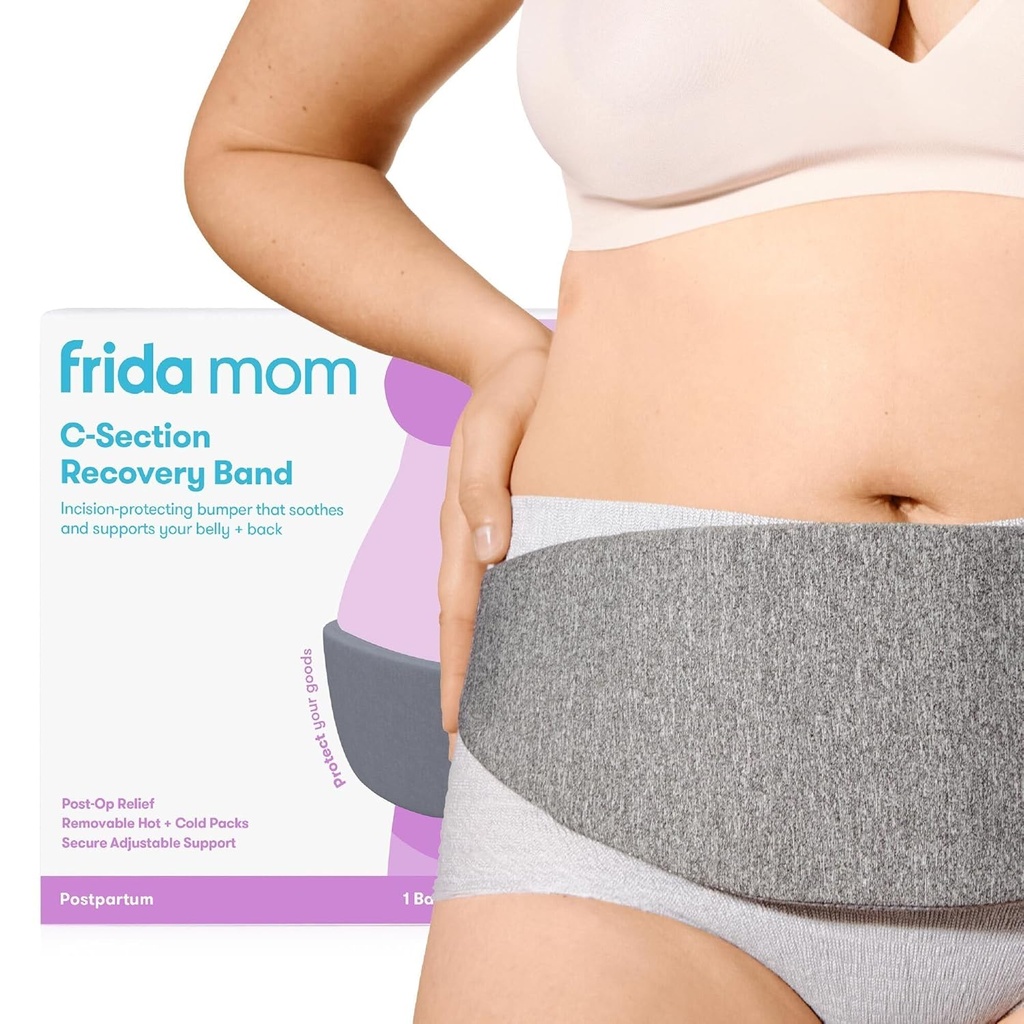 Frida Mom C-sadaļa Karstā un aukstā terapija Belly Binder, C-sadaļas atgūšana jābūt Belly Band, griezuma aizsargs, post-Op & pietūkums, pēcdzemdību Essentials, pēc dzimšanas Brace, vēdera Binder