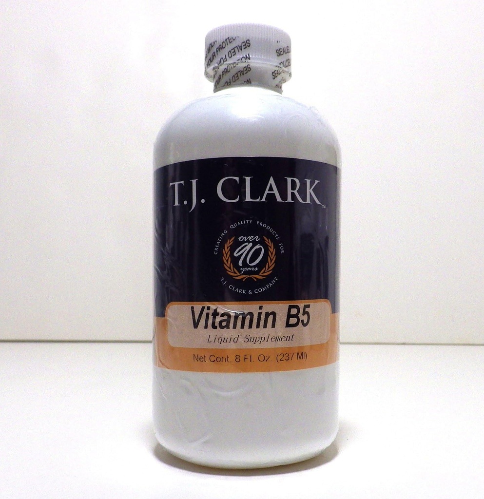 B5 vitamīns d-Calcium Pantothenate 50mg- 8oz Šķidrums