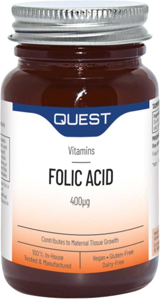 Quest Folijskābe 400Mcg - 90 tabletes