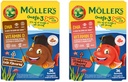 MÖLLER'S ” Omega 3 kapsulas bērniem ” Dabiskas Omega 3 zivis ar DHA un EPA ” , viegli košļājamas, bez lipekļa, laktozes un cukura ”paka ar 72 ”; Cola un zemeņu aromātu