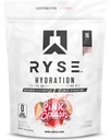RYSE Hydration Elektrolītu pulveris dzēriens Mix Packets - rozā šļaksts - bez cukura Pilna spektra Elektrolīti ar essential Vitamīni, Taurīns un Holīns rehidrācijai - 16 Kalpošanas stienīši