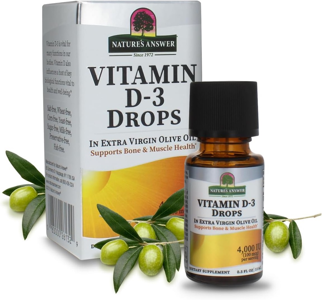 Dabas Atbildiet Platīna D3 vitamīns 4000 SV papildinājums Šķidrais piliens, 0, 5 Ounce - 2 katrā lietā. Imūnā revakcinācija veicina muskuļu un kaulu veselību