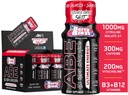 Viss melnais enerģijas šāviens  - 12 Pack - 300mg kofeīns - Berry domnas - Zero Cukurs - Enerģijas Fokusa papildinājums - Nootrops Blend vingrošanas vai darba