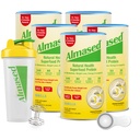Almasēts  ; Augsta Olbaltumvielu kratīšana ; Ēdienreizes aizstāšana Kratiet ; Pulvera aizstāšana svara zaudēšanai ar kratīšanas pudeli (Vanilla Flavor, 5 konservu kārbas no 17,6 oz + skujiņas)