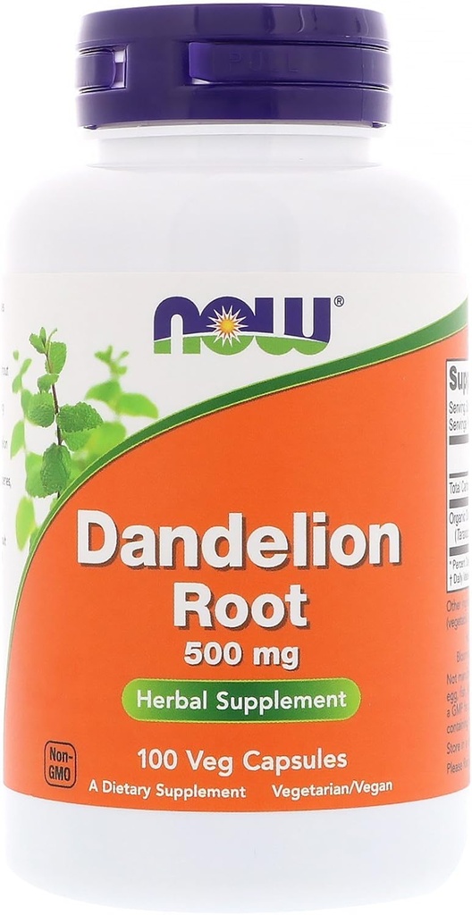 Dandelion saknes 500 mg, 100 kapsulas (iepakojums no 3)