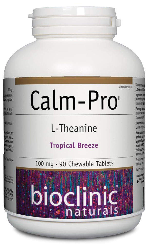 Bioclinic Calm Pro košļājamās tabletes, 90 Skaits