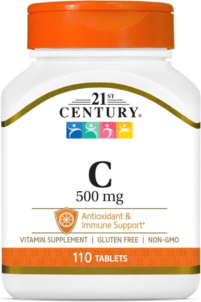 21. gadsimts C 500 Mg Tabletes, 110 Skaits (3. iepakojums)