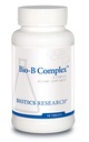 Biotikas pētījumi Bio B Complex augstas potences B-komplekss ar Folātu un vitamīniem B2, B6 un B12 enerģijas ražošanai, atbalsta sirds un asinsvadu funkcijas, vielmaiņas ceļi, smadzeņu veselība 90 Tabs
