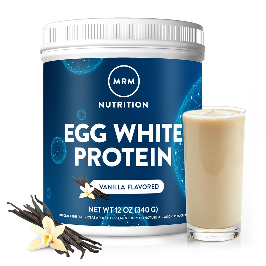 MRM Nutrition Olga Baltais Olbaltumvielas Vanilīns ar tauku bezolbaltumvielām 23g Olbaltumvielas ar gremošanas enzīmiem augstākā bioloģiskā vērtība