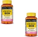 Mason Vitamīni Lēns Release Dzelzs Salīdzinot ar aktīvām sastāvdaļām lēnā Fe, 1-Ounce (iepakojums no 2)