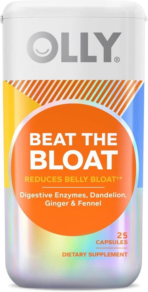 YHN Beat Bloat kapsulas papildinājums, gremošanas balsts, 25 Ct