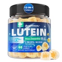 Luteīns 20mg 40mg un Zeaxanthin Papildinājumi Acis, Lutein Gumies ar Omega 3, Safrons, Cinks, Melleņu un Goji Berry redzes atbalstam - Acu Vitamīni Gumijas Senioriem - Vegan, bez cukura, 60ct