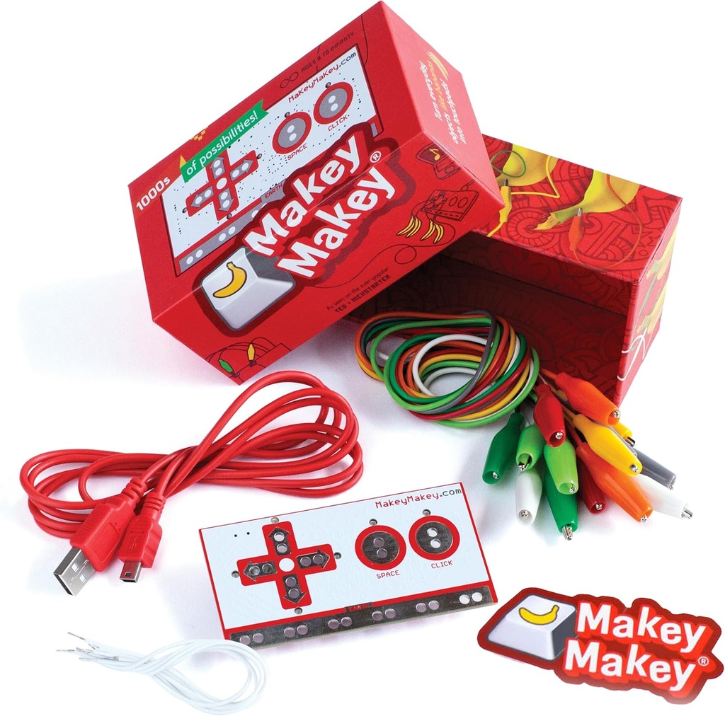 Makey Makey STEM Komplekts no Joylabz, Izglītības zinātnes komplekti, 1000s inženierzinātņu un datorkodēšanas aktivitātes, Hands-on Technology Learning Fun, Inženieru komplekti bērniem, STEM komplekti