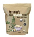 Entony's Organic Psyllium Husk pulveris, 1,5 lb, bez lipekļa, ne ĢMO, smalka zeme, Keto Friendly