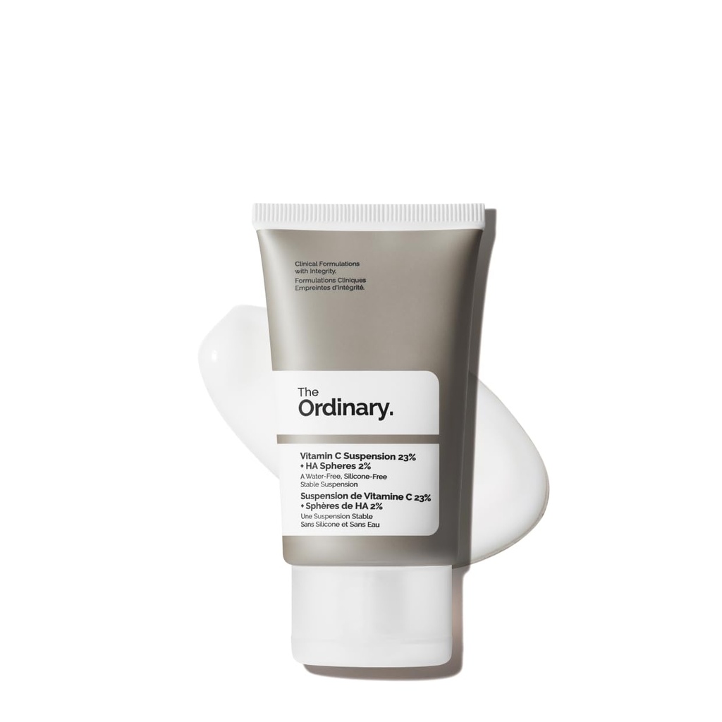 Parastā C vitamīna suspensija 23% + Hyaluronic Acid Spheres 2%, Serums ar tīru L- Askorbīnskābi