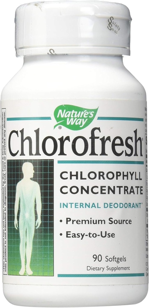 Dabas ceļš Hlorfresh, 90 softgels