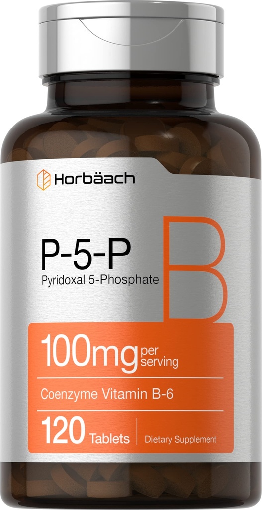 Horbäach P5P Aktivētais vitamīns B6 100 mg 