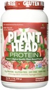 Gensutic Naturals Augu galvas proteīns Dabīgi degustējošā zemeņu Raw Vegan Veģetārietis Olbaltumvielu Diētiskā Papildinājums Gluten Sojas Piens ĢMO Bezmaksas – 30 Kalpojumi (1,8 Dzērieni)