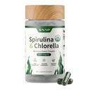 Snap papildinājumi Organic Spirulina un hlorella - Olbaltumvielas Rich Blue Green Algae Superfood Papildinājums enerģijai un imūno atbalstu, 120 Veģetāriešu kapsulas (30 Kalpo, 1 mēneša Piedāvājums)