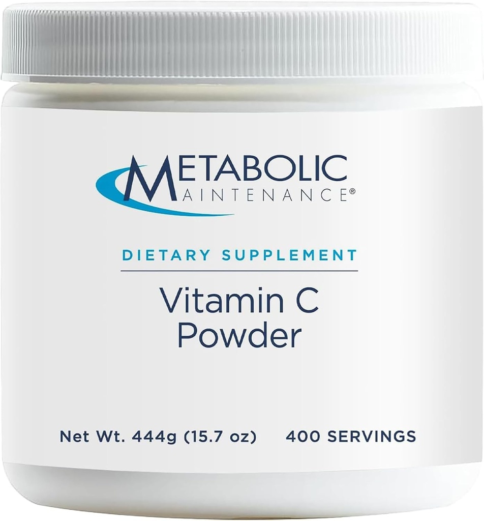 Vielmaiņas uzturēšana C vitamīna pulveris - 1100 mg Pure Askorbīnskābe Antioksidants + Imūnbalsta papildinājums - Easy Drink Add-in (15,7 oz / 400 Servē)